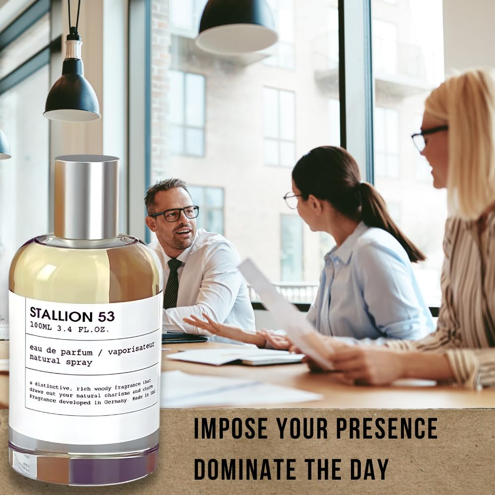 Men's Bundle X2 Stallion 53 Eau De Parfum 100ml/3.4oz Unisex + 20ML FREE | Herbal, Woody, and Earthy Scent for Men and Women - Image 5