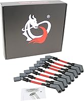 Vista 1 de AIP Electronics Dragon FIRE Performance, juego de cables de bujía de alta energía de 10 mm para autos Cadillac Chevrolet Pontiac de 1997-2017
