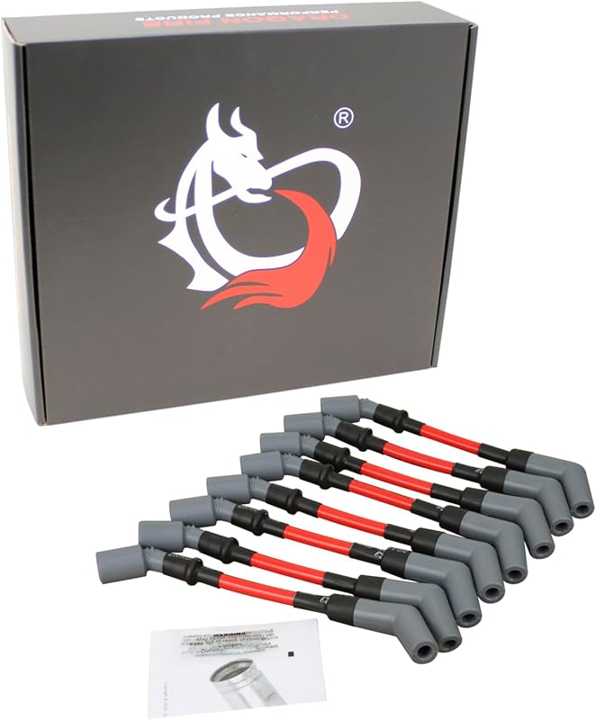 Jogo de cabos de vela AIP Electronics Dragon FIRE Performance 10 mm para motores V8 LS – PWJ258