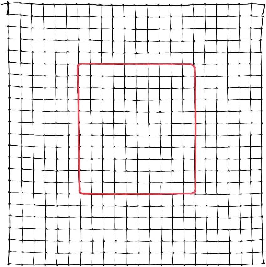 Rebounder Net Replacement Kit for Zealfeel 4X4.5FT Baseball Rebounder Net with 3 Angles and 5 Angels(Net Only)