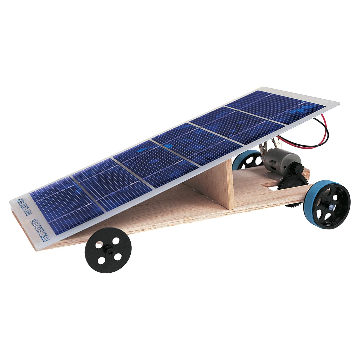Pitsco Education Ray Catcher Solar Vehicle kit, STEM Projects for Kids Ages 12 and up, Exciting DIY Sustainable Energy Kits, Sun-Powered Car Kit, STEM Educational Construction Kits, Individual Kit