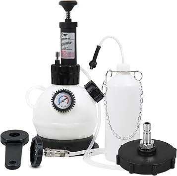 SMOTIVEPRO 2L Manual Brake Bleeder Fluid Pump, One Man Professional