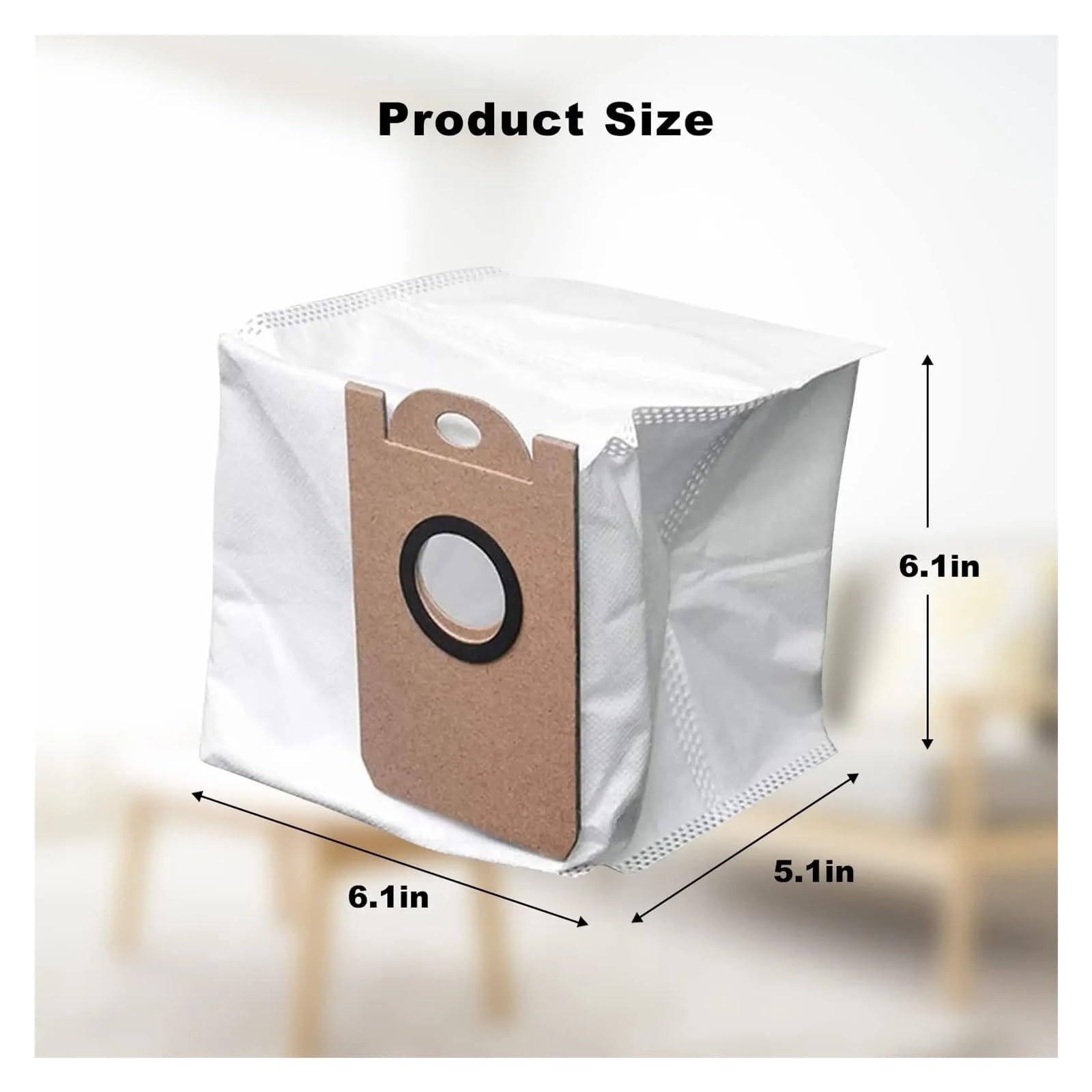 Bolsa de recolección de Polvo for aspiradora, Bolsas de Tela de Gran Capacidad de 2,5 L, Accesorios for Bolsas de Polvo, Compatible con Proscenic M8 Pro M7 Pro(J)