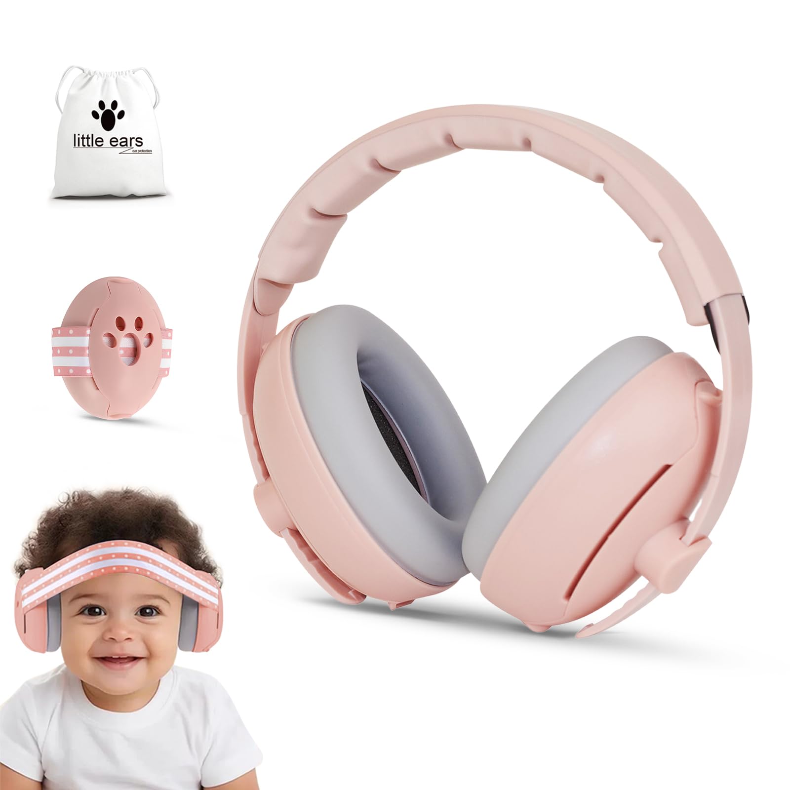 SJDUOCAI 2 in 1 Noise Protection Headphones, Hearing Protection, Baby Headphones, Noise Protection with Noise Cancellation