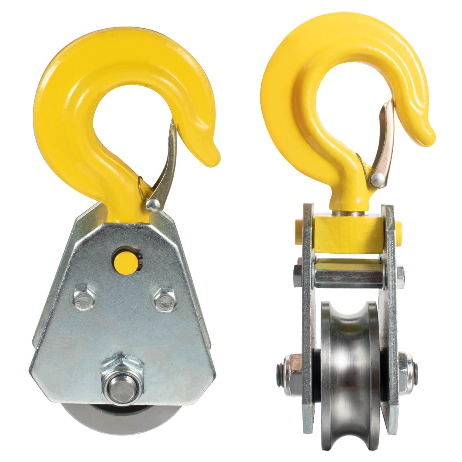 SHINICO 3Ton Pulley Hook Heavy Duty Pulley Lifting Block Hoist with Hook for 5/8