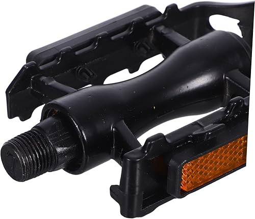 Miniatura 3 de Kisangel 1 par de tacos negros MTB Pedales Bling Accesorios Ciclismo Pedales de Bicicleta de Montaña Pedal Reposapiés Pedal de Plataforma Pedal