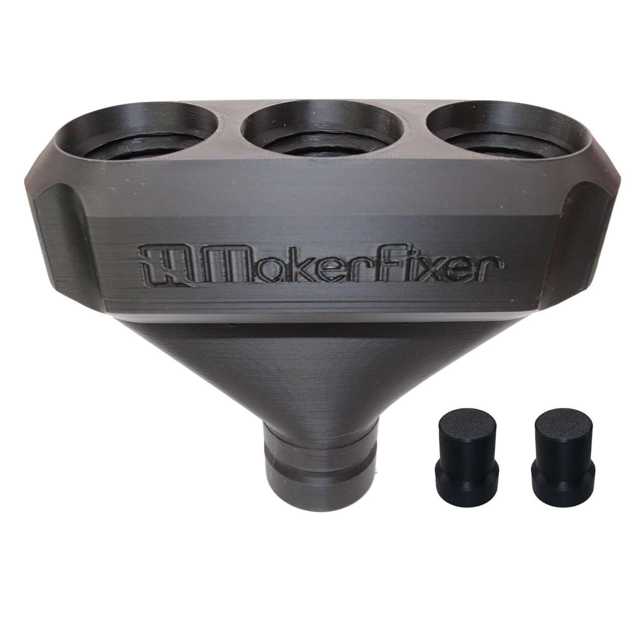 Maker Fixer Black Triple 32Mm/38Mm Universal Hose Connector Tool Y Splitter Compatible With Dewalt Airlock Dwv9000
