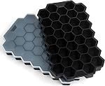 Ice Cube Trays for Freezer with Lid-37 Grid Silicone Ice Cube Molds Ice Maker Ice Pack for Ice Tea, Easy-Release Reusable Ice Cube in Mini Fridge or Ice Bucket for Cocktail bar or Iced Coffee Cup