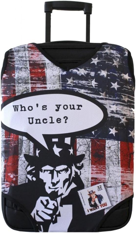 bBranded Suitcase Jersey Luggage Cover Carry-On Size - Uncle Sam