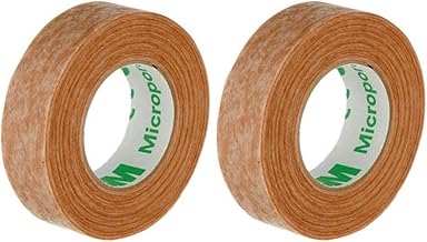 3M Micropore Skintone 0.5 inches Width x 30 ft 1533EP-0 - 2 Roll Set