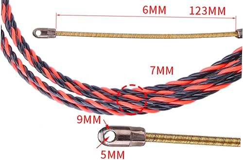 Miniatura 2 de DOITOOL Enhebrador hilo dental extractor de alambre de acero dispositivo de roscado electricista extractor de cables tuberías herramientas manuales