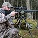Primos Hunting Edge Aluminum Tripod Shooting Stick with Gun Clamp, Lightweight and Adjustable Hunting Shooting Support with 360° Panning