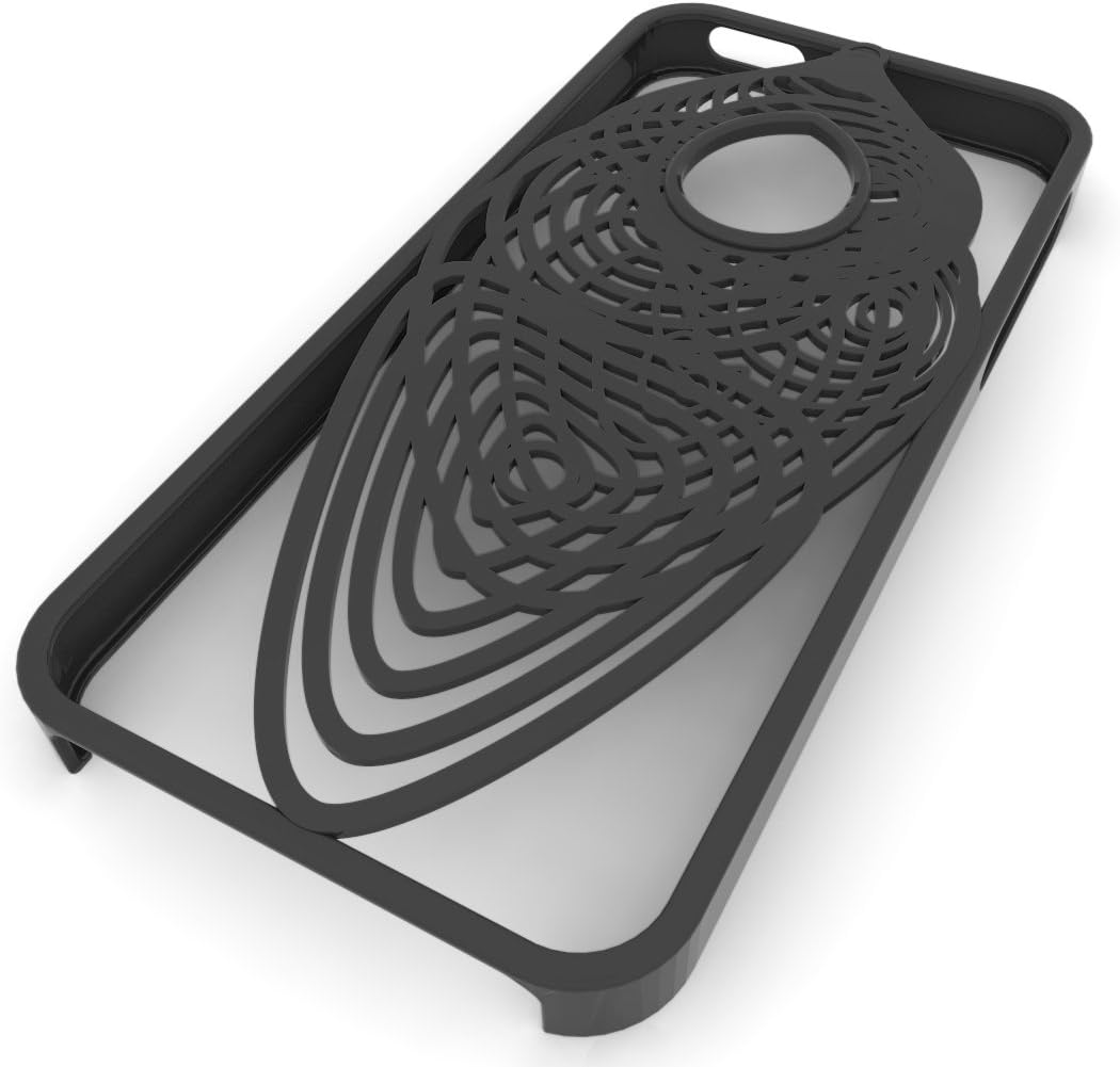 3D Printed Cocoon iPhone 5 Case, Black
