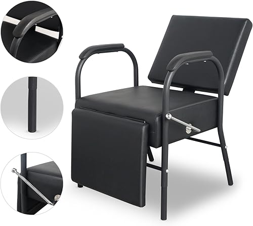 Miniatura 5 de Silla reclinable de peluquería silla de peluquero para estilista salón spa equipo de belleza