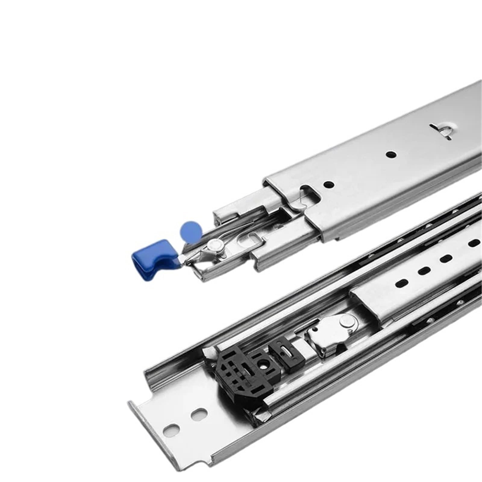 1 paire de glissières de tiroir avec serrure, extension totale, capacité de charge 120 kg, largeur 53 mm(20inch (500mm))