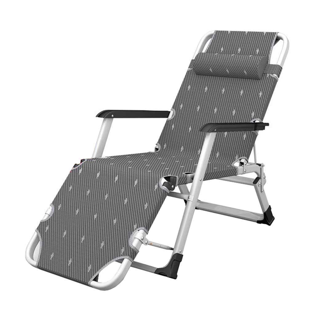 Chaise Longue Pliante Légère en Textilène Transat Pratique de Jardin