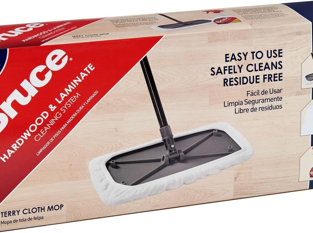 Bruce Hardwood & Laminate Cleaning System (with Terry Cloth Mop Cover)