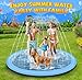 Tosekry Splash Pad für Kinder mit Antirutschfunktion, Wassersprinkler Outdoor Wasserspiel Garten, 200CM Sprinkler Pool Wasserspielzeug für Kinder & Hunde (Blau)