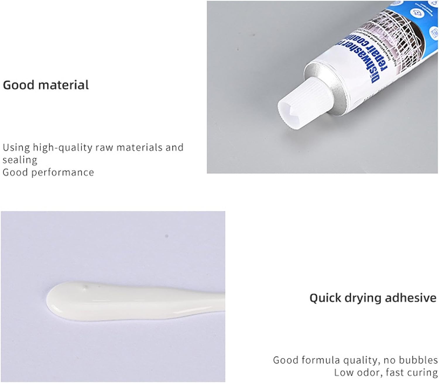 Dishwasher Rack Rust Paint, Quick Curing Washable Repair Coating, 50ml