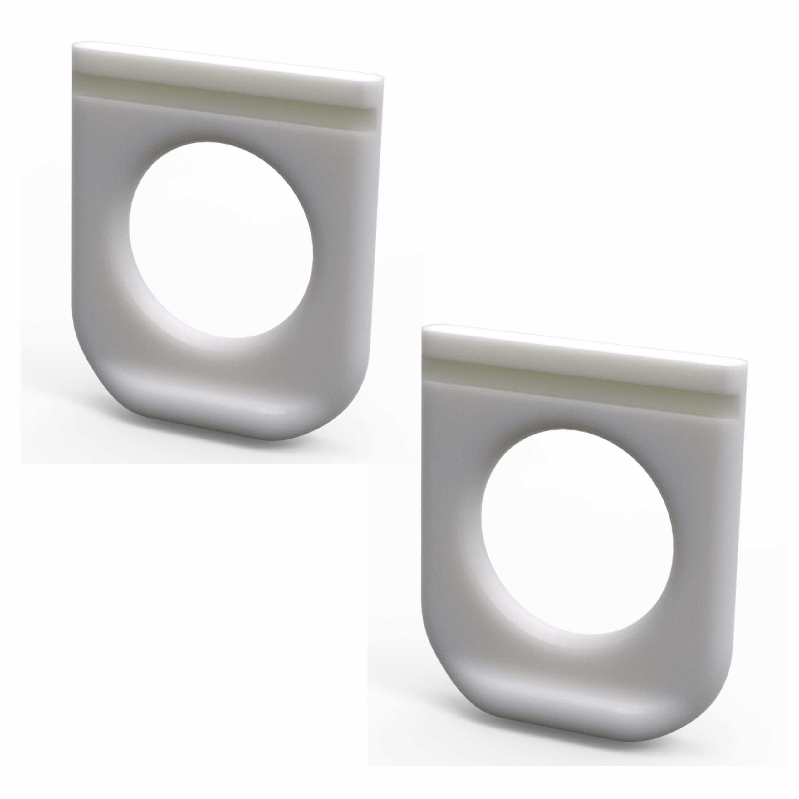 Sintrix Fab 2 Pull Tab for Roller Blind and Blackout Roller Blind Compatible with Dometic Seitz Caravan Spring Blind Handle for Motorhome Caravan Blind Fly Screen Window Blind Suitable for Knaus Fendt