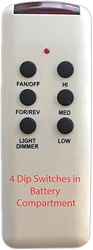 Timing Wireless Intelligent Universal Ceiling Fan Light Remote Control English E - Foto 6