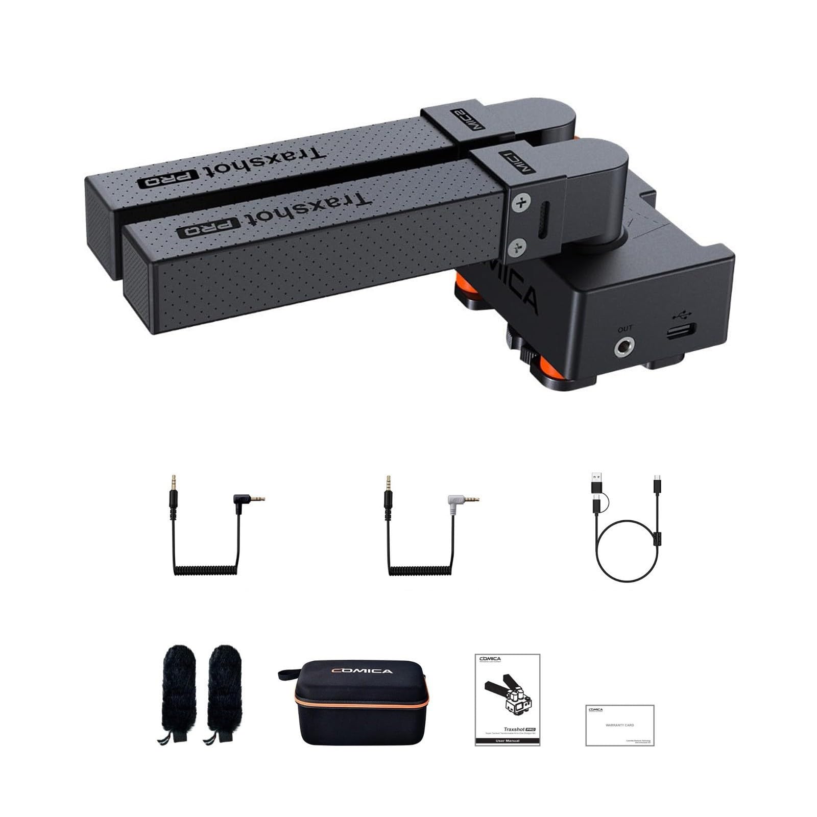Comica Traxshot PRO Super Cardioide Transformável All-in-One