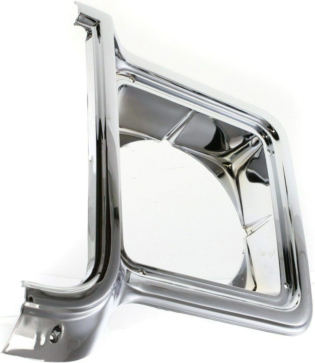 DAT AUTO PARTS Front Left Driver Side Headlight Bezel Door Trim Lamp Grille Molding Insert Replacement For 1973-1978 Chevy Suburban Blazer GMC Jimmy Pickup Truck Silver Chrome Plastic GM2512134 376627