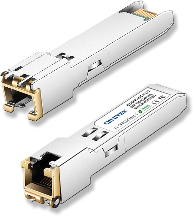 Amazon.com: 1.25/2.5/5/10G-T SFP+ to RJ45 Transceiver, Copper Ethernet ...