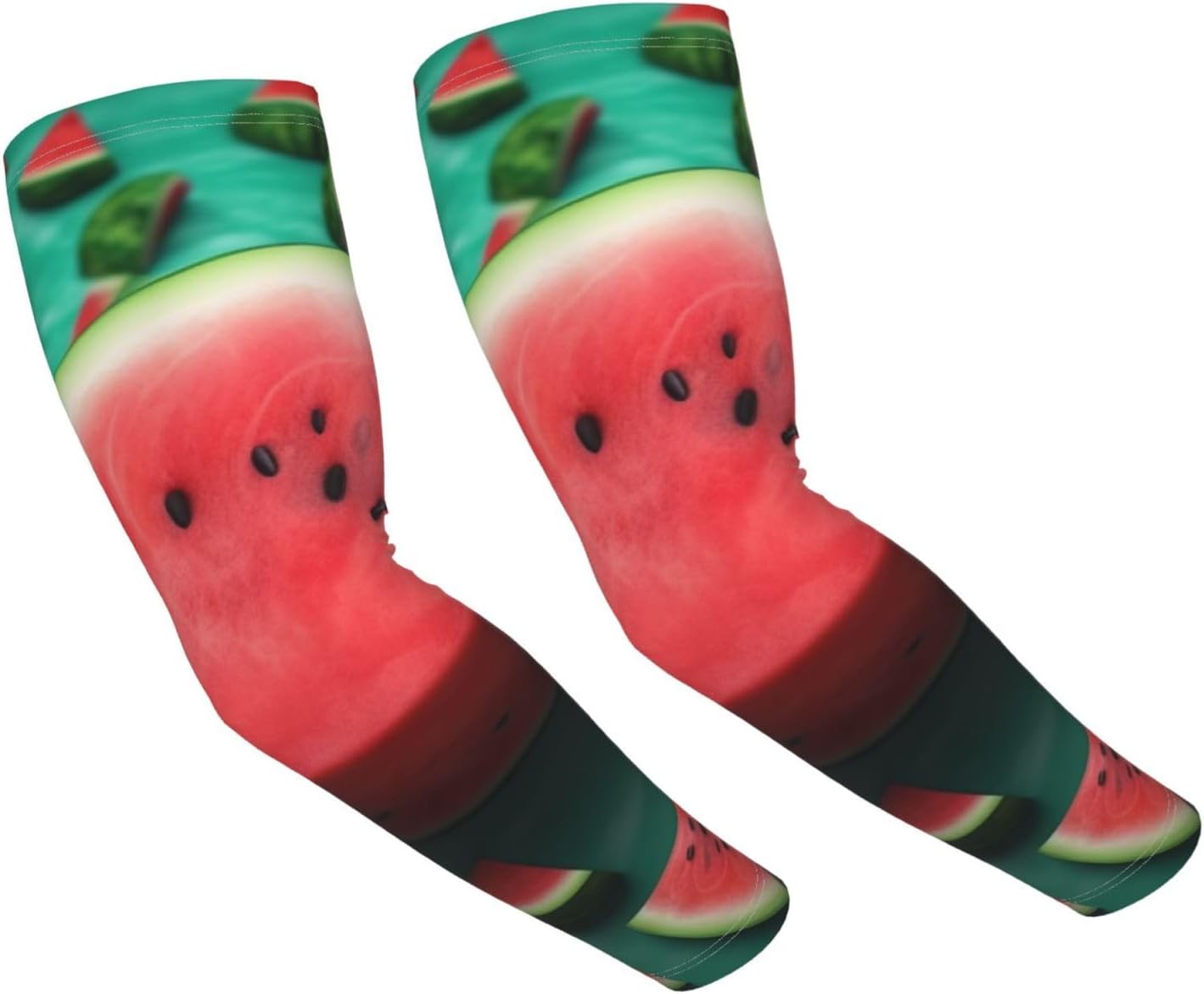 Dream Watermelon Arm Sleeve for Men Women UV Protection Cooling Sun Sleeves Compression Tattoo Sleeve Cover