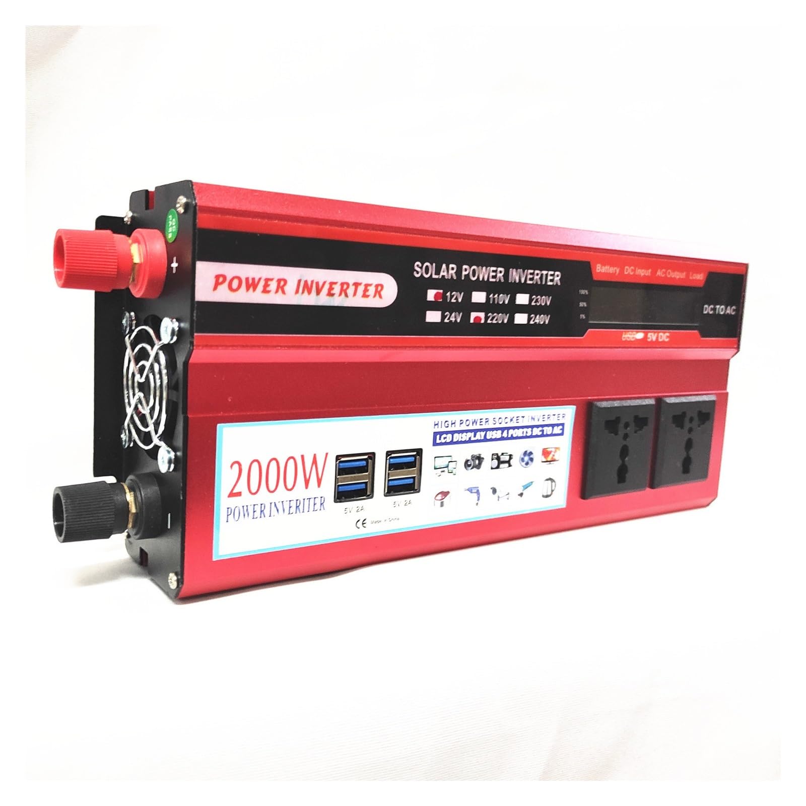 Onduleur de voiture 12v 220v résout vos pannes de batterie d'ordinateur en voyage