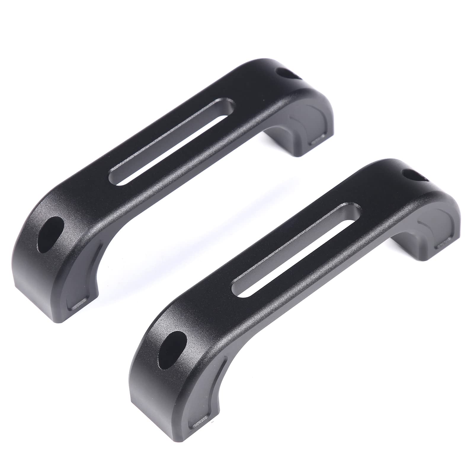 PIUGILH Lot de 2 poignées de porte de voiture pour Land Rover Defender 2004-2018, poignée de porte intérieure de rechange pour Land Rover Defender, accessoires d'intérieur de voiture (creux noir)