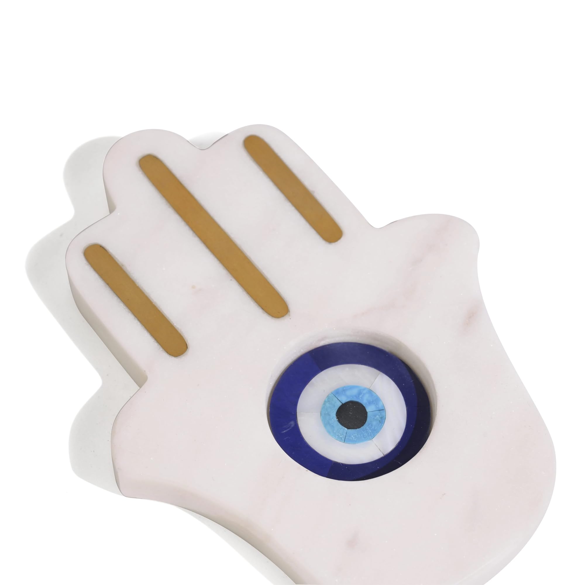 SEREIN Hamsa Tea Light Holder Candle Light Dinner Holder Spiritual Home Décor with Evil Eye Protection for Positive Energy, Meditation, and Festive Ambience Perfect for Home, Office, Festive Gifting 1