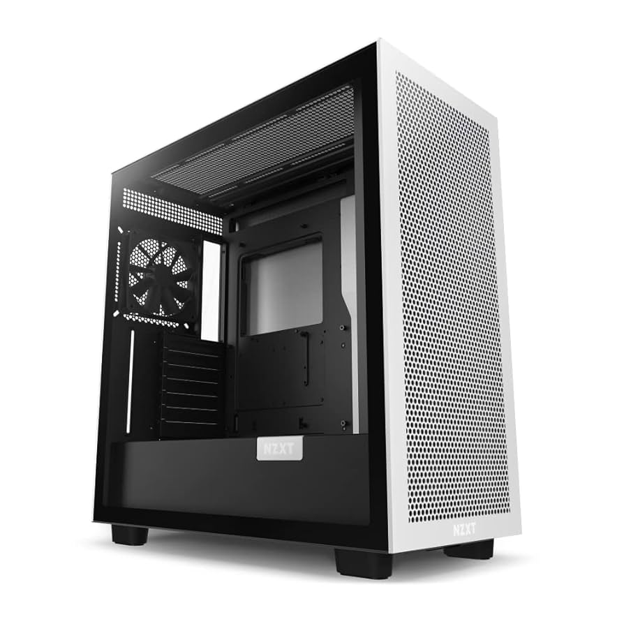 S93819 NZXT  ゲーミングPCケース　CM-H71FW Amazon | NZXT H7 Flow RGB ミドルタワーケース [White] CM