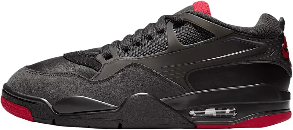 Tênis masculino Air Jordan 4 RM (FQ7939-060, preto/antracite/vermelho universitário)
