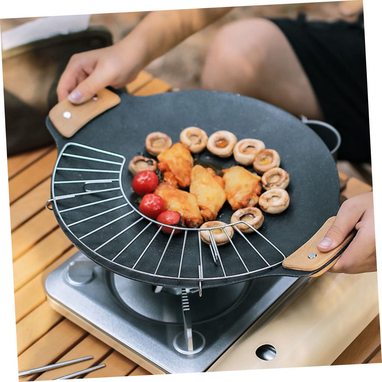 BESTonZON 3paia Maniglie Legno Resistenti Al Calore Per Padelle Di Coperture Antiscottatura Per Maniglie Di Padelle Accessori Per Cucina Per Ghisa e Inossidabile