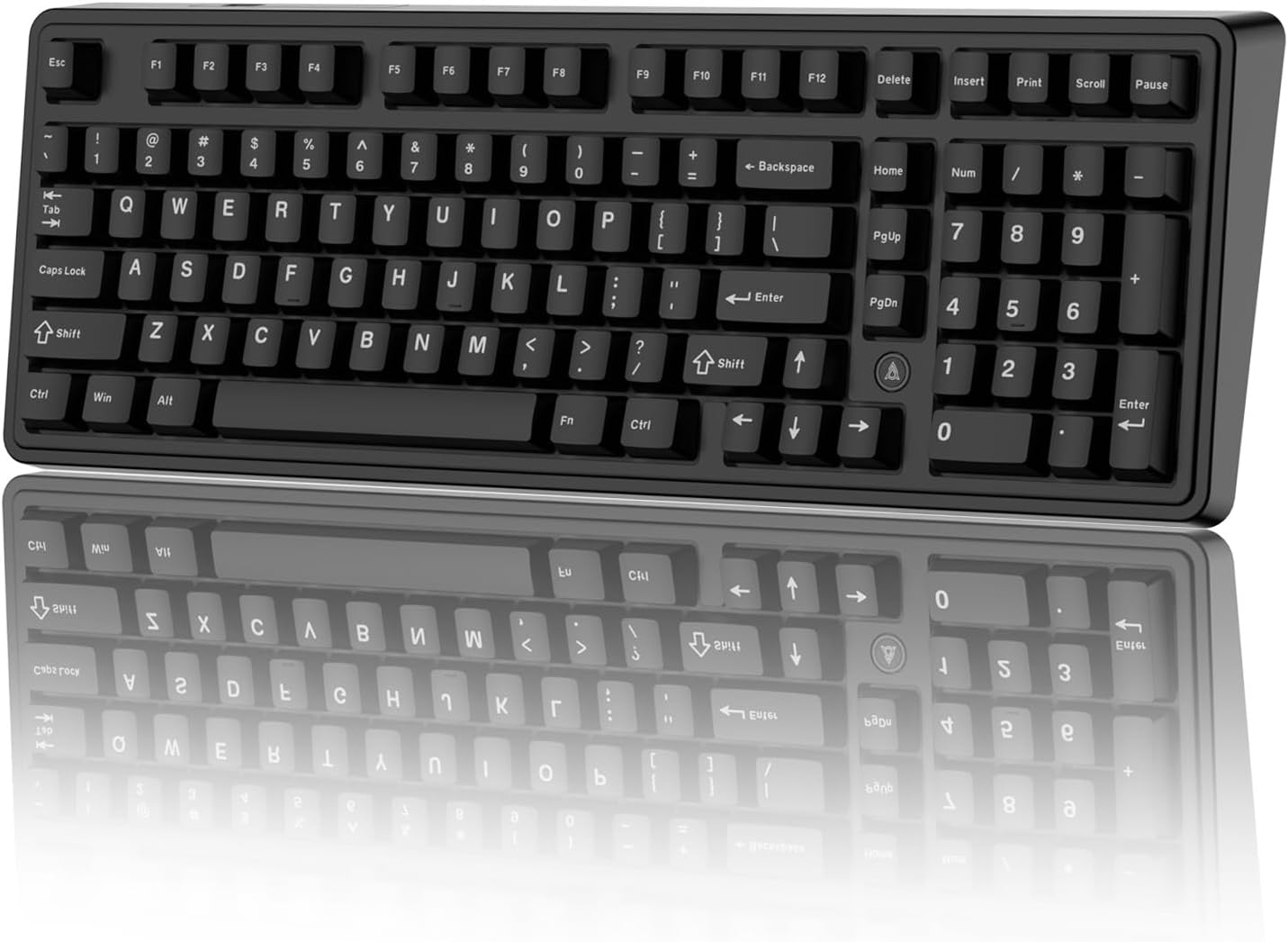 Ajazz AK980MAX Wired Magnetic Axis Mechanical Keyboard, 98% Hot-Swappable Custom Keyboard with RGB Backlighting, Pre-Lubricated Switches, ABS Keycaps, Suitable for MAC/Win/Visa/PC