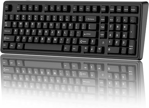 Ajazz AK980MAX Wired Magnetic Axis Mechanical Keyboard, 98% Hot-Swappable Custom Keyboard with RGB Backlighting, Pre-Lubricated Switches, ABS Keycaps, Suitable for MAC/Win/Visa/PC