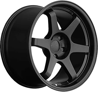 SIX-1 Carbon Gray Wheel with Aluminum (18 x 8.5 inches /5 x 112 mm, 35 mm Offset)