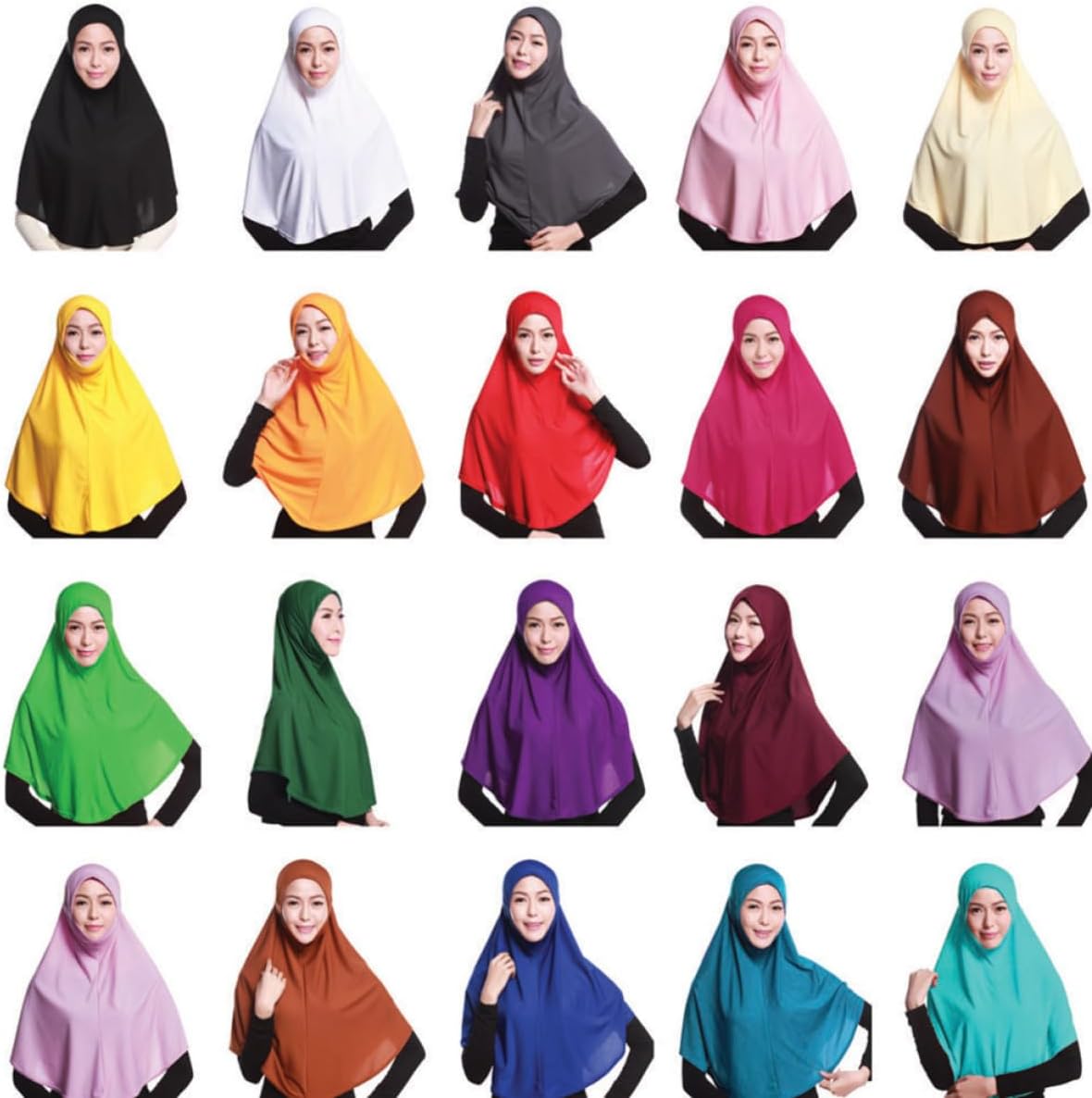 YARNOW 2pcs Linen Long Hijab Scarf Wrap Shawl Breathable Practical Use Black Wrap Scarves for Outfits and Muslim Culture Lovers in Spring Summer Autumn Winter