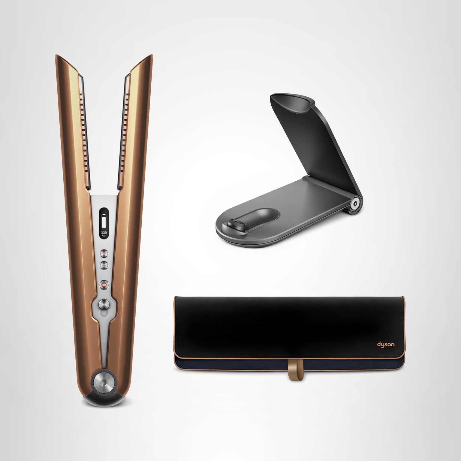 Dyson Corrale™ Hair Straightener: Nickel/Copper