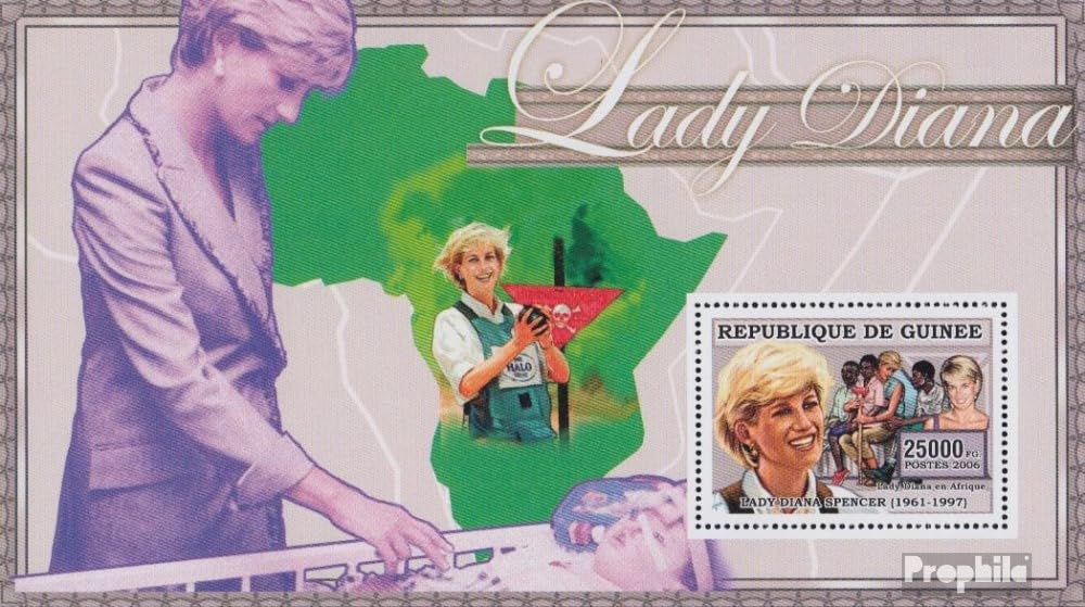 Prophila Sammlermarke: Rumänien 2017 – Kleinbogen Prinzessin Diana, Postfrisch MNH (Nr. 7267)