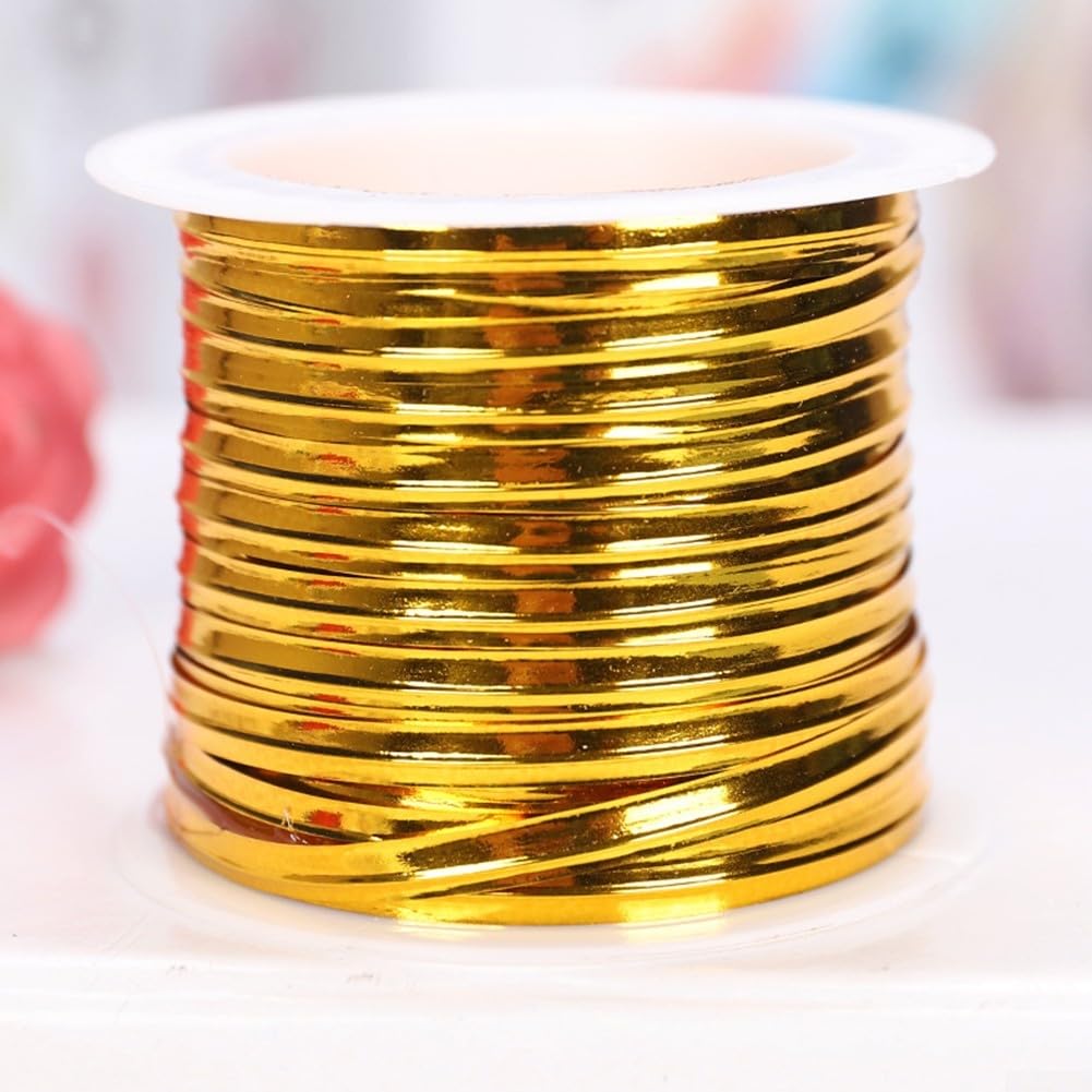 Organize Your Kitchen with These Colorful Wires Perfectly Sized at 15 Meters Each Roll (Gold)