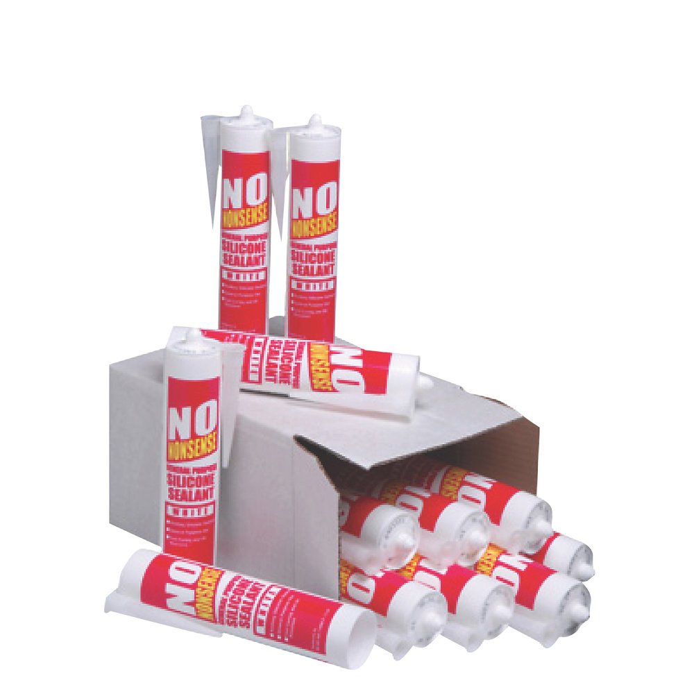 No Nonsense General Purpose Silicone Clear 310ml Pack of 12