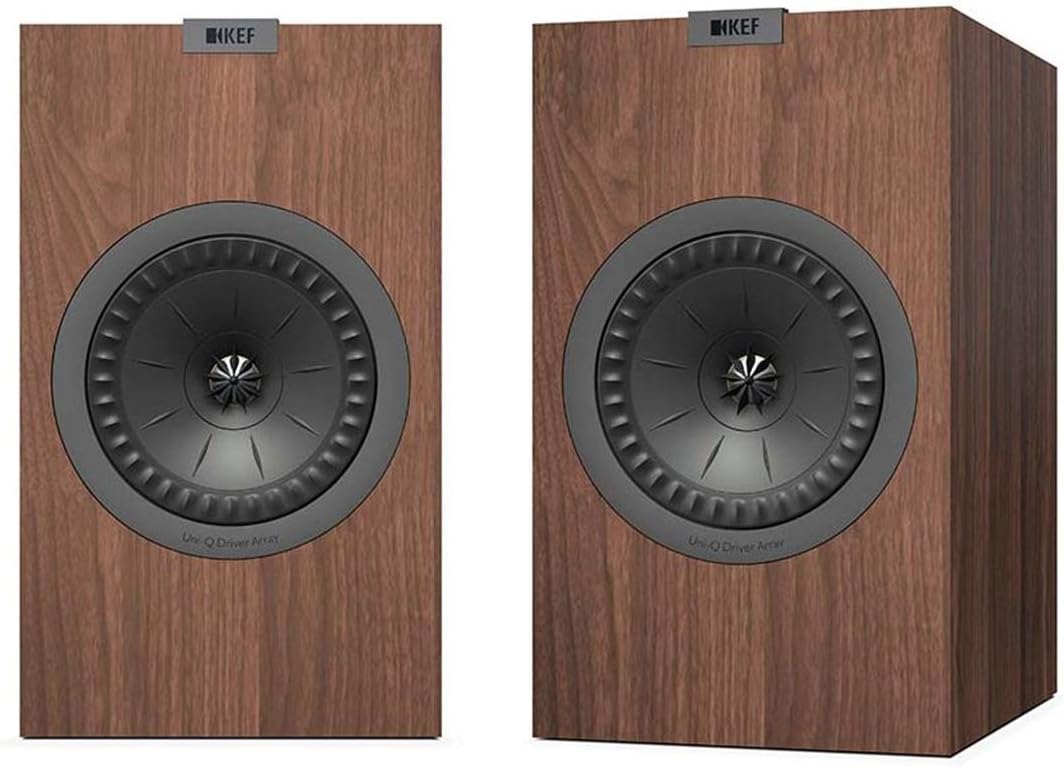 KEF Q150 Bookshelf Speakers - Pair (Walnut)