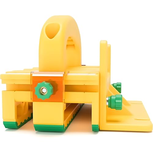 GRR-RIPPER+ by Microjig. Includes SafeRip Kit. Fully Adjustable 3D Push Block for Table Saws, Router Tables, Band Saws, and Jointers. (SKU: GR-100+) Yellow/Green