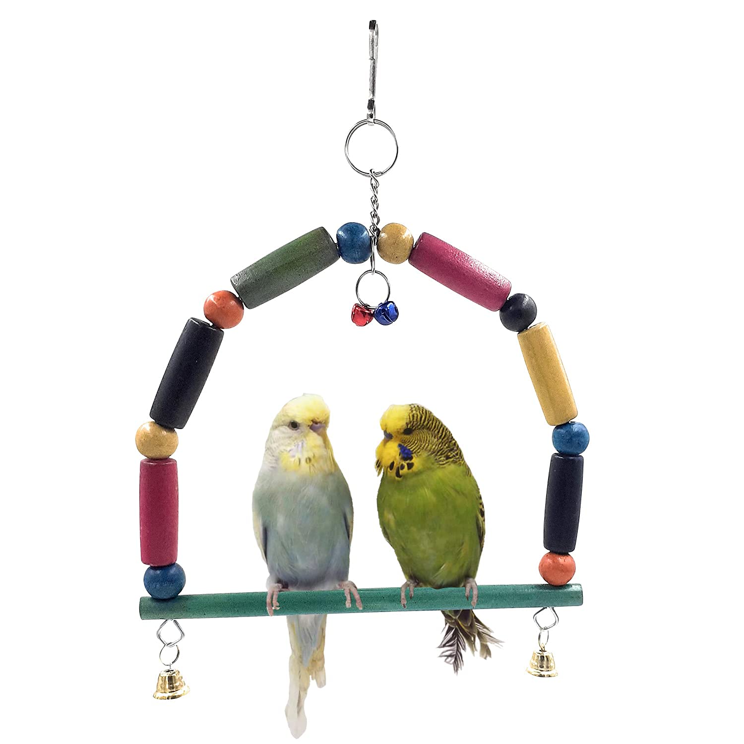 Emily Pets Hammock Swing Hanging Toy Bird Swing Toys, Chew Toys for Small Birds Parrots Parakeets Budgies Cockatiels Love Bird(Pack of One, Green) (B0977HL4Q8) Amazon Price History, Amazon Price Tracker