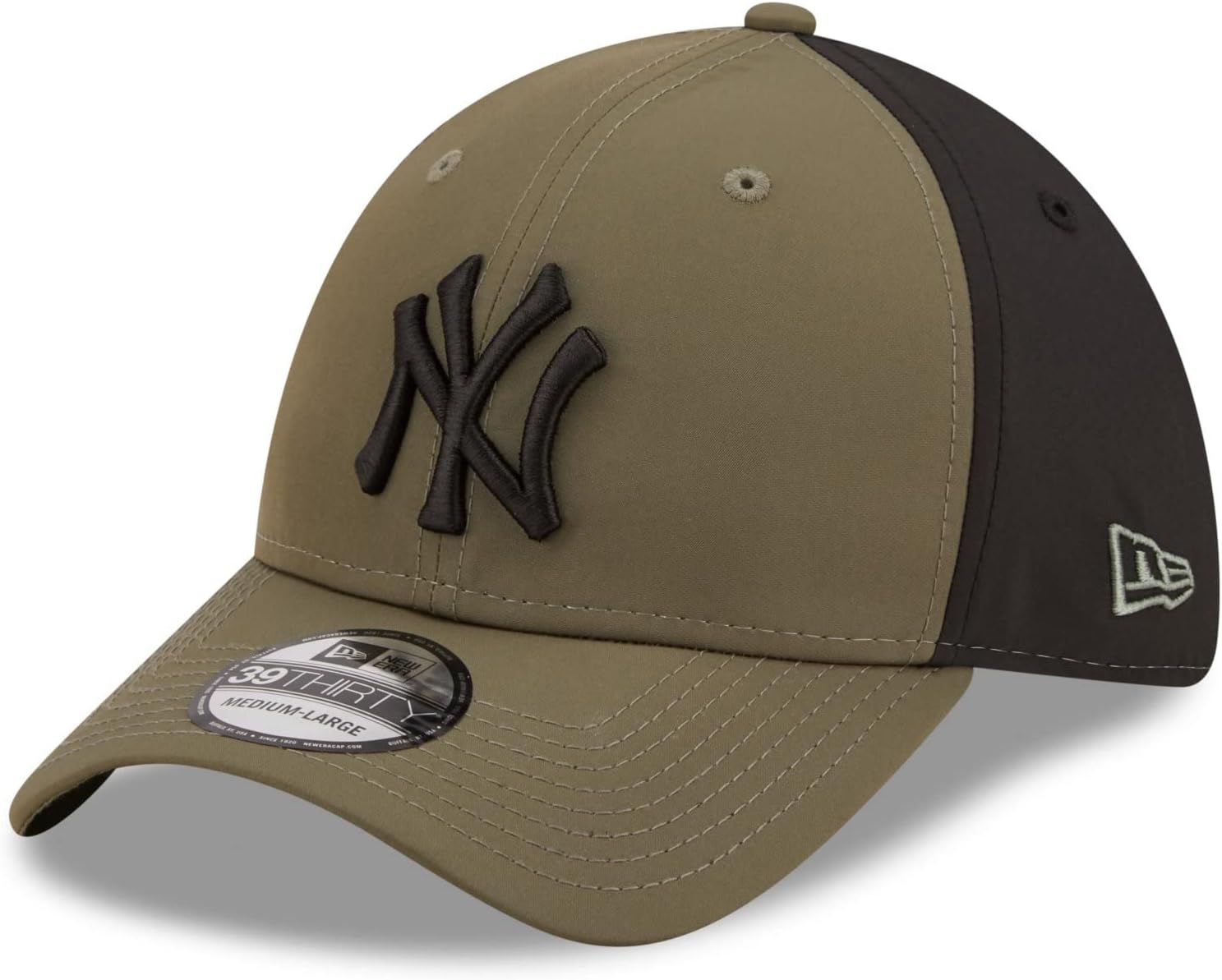 New Era39Thirty Stretch Cap - TWO TONE NY Yankees olive