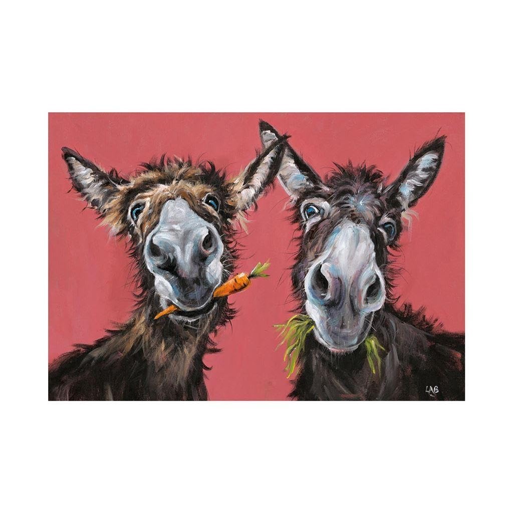Louise Brown Red/Grey Humphrey & Bogart Paper Print (40Cm X 50Cm) ()