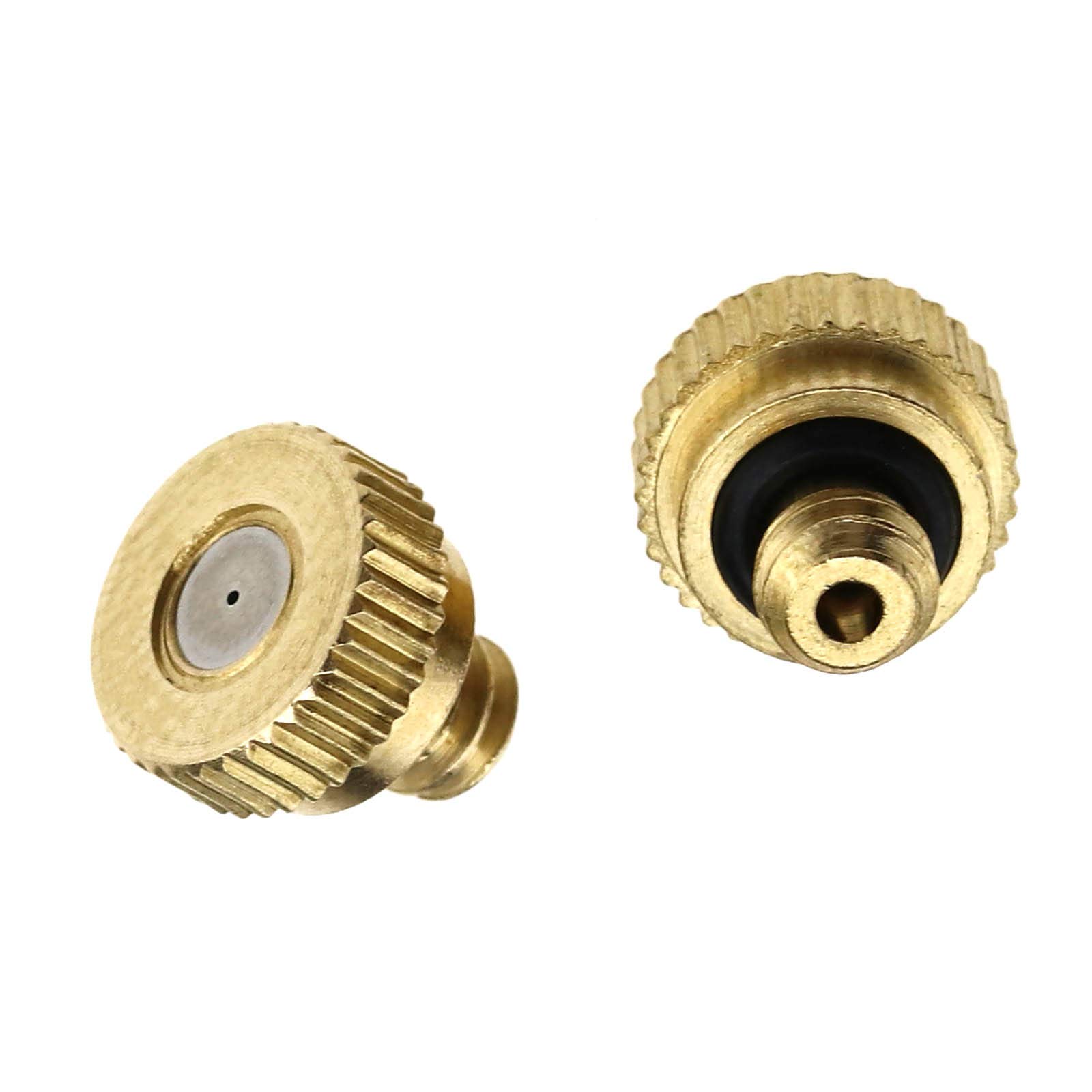 10 Buses De Pulvérisation Laiton 0,3mm - Basse Pression, Pour Refroidissement Et Humidification - Filetage 3/16"