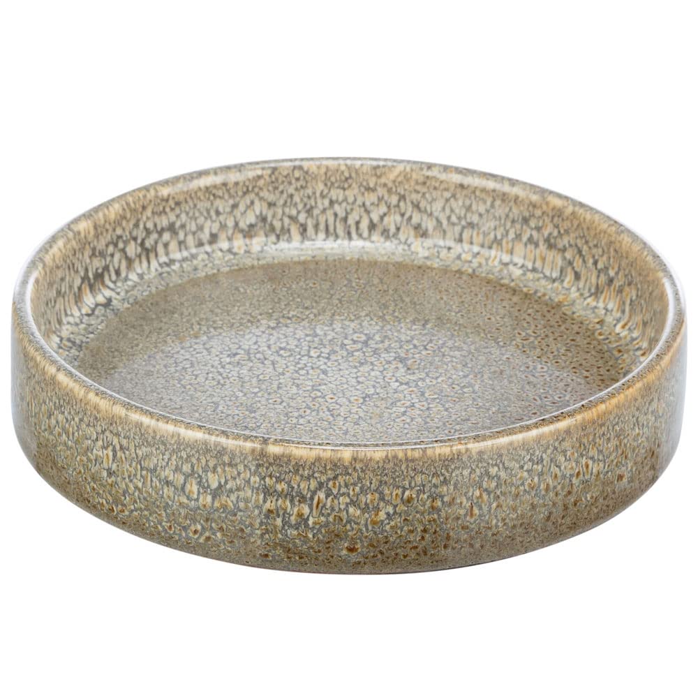 TRIXIE - Ceramic Cat Feeder, 0.25 L/Ø 15 cm, Brown